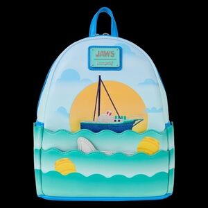 Loungefly Jaws 50th Anniversary Backpack